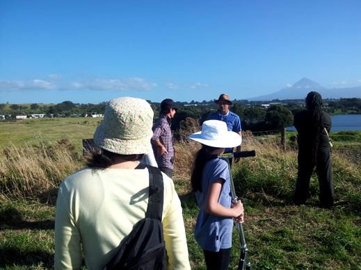 Glen Skipper at Te Rewa Rewa pa