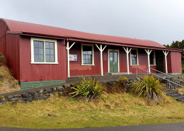 A view of the Camphouse that is the venue for the Water Peace Power symposium